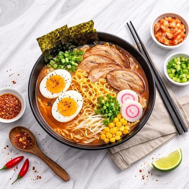 Olahan mie khas Jepang yakni Ramen adalah makanan yang wajib dicoba karena kuahnya yang menyimpan rasa kaya disertai dengan beragam hidangan pendamping.