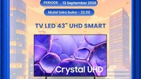 Beli TV 43 Inch di Transmart Full Day Sale Bisa Diskon Rp 1,3 Juta