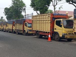 348 Kendaraan Terjaring Razia di Jambi, 9 Truk Batu Bara Langgar Jam Operasional