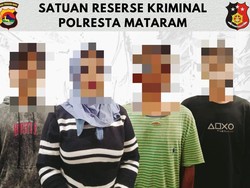 Polisi Tangkap Penadah-Pencuri Kendaraan Roda Tiga di Mataram