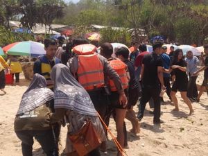 Detik-detik Tragis Wisatawan Tewas Terseret Ombak Pantai Jungwok Gunungkidul