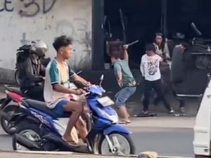Pria yang Dibacok Anak Punk di Bandar Lampung karena Tolak Beri Uang