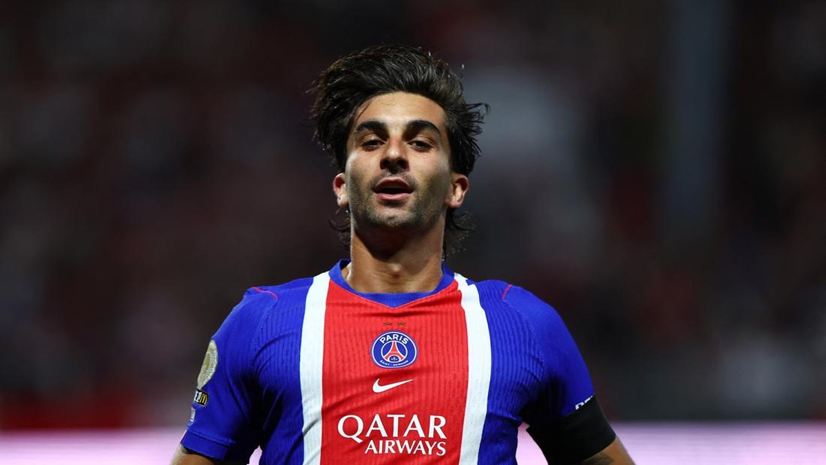 Ferran Torres gacor terus bareng Paris Saint-Germain. (REUTERS/Abdul Saboor)