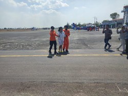 Satu Korban Selamat Kapal Virgo Dievakuasi ke Bandara Syamsuddin Noor