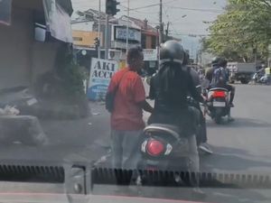 Viral Pedagang Asongan Lecehkan Pemotor, Satpol-PP Mataram Turun Tangan