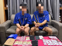 Polisi Ciduk 2 Pengedar di Dumai, Sita 1.365 Pil Ekstasi-12 Catridge Narkoba