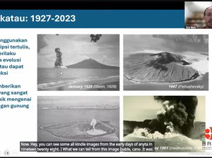 Gunung Anak Krakatau Hampir Berusia 100 Tahun, Ini Gambaran Perkembangannya