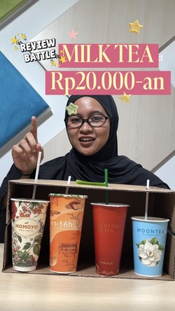 Video: Review Battle 4 Milk Tea Rp20 Ribuan, Mana yang Creamy dan Bikin Nagih?