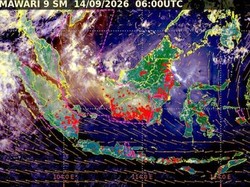 Sebaran Asap di Kalimantan 14 September, Terdeteksi hingga Malaysia-Vietnam