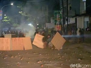 Tawuran di Jalan Borong Raya Makassar Pecah Lagi, Massa Lempar Bom Molotov
