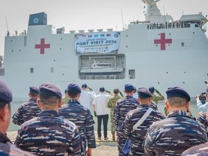 Wamensos Hadiri Pelepasan Satgas Port Visit 2026 ke Pasifik Selatan