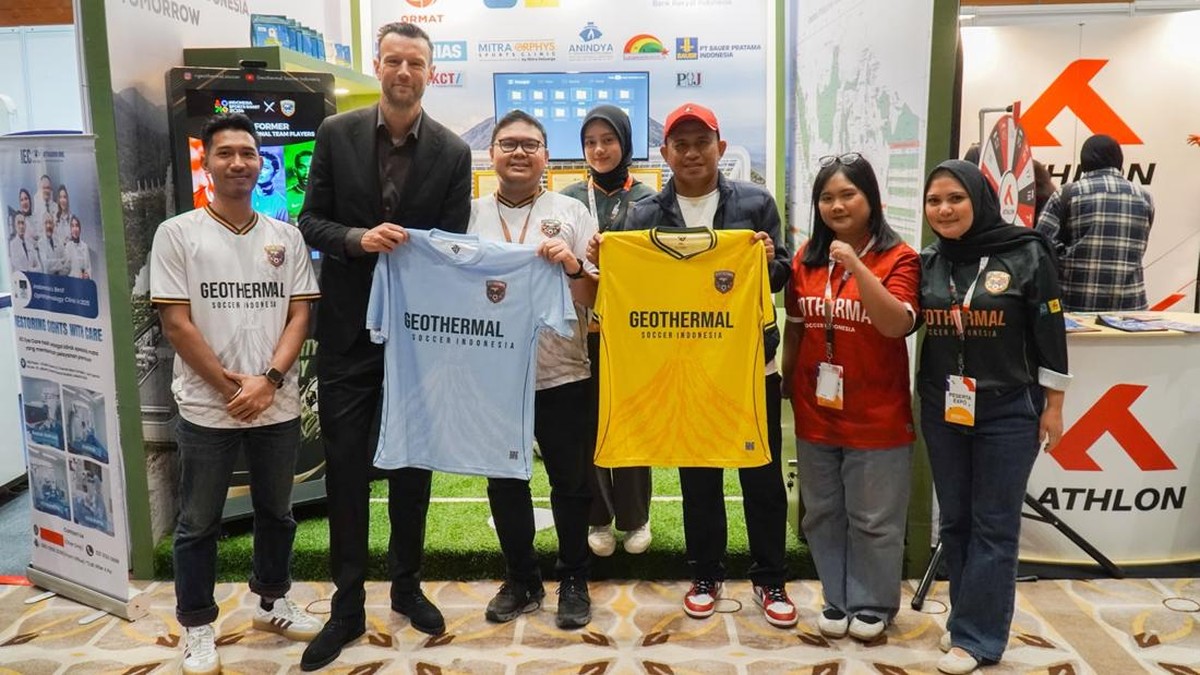 Geothermal Soccer Indonesia terus mengedukasi panas bumi lewat sepakbola. (Foto: Istimewa)