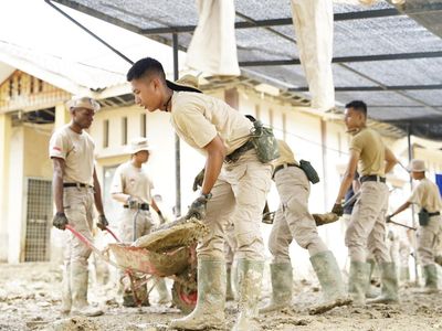Gotong Royong Praja IPDN Pulihkan Aceh Tamiang Pascabencana