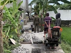 Jalan Akses Vila Tutupi Irigasi Subak Munggu, Satpol PP Badung Siap Bongkar