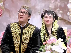 Foto Pernikahan Andre Taulany-Amanda Rigby di Acara TV, Jadi Pengantin Jawa