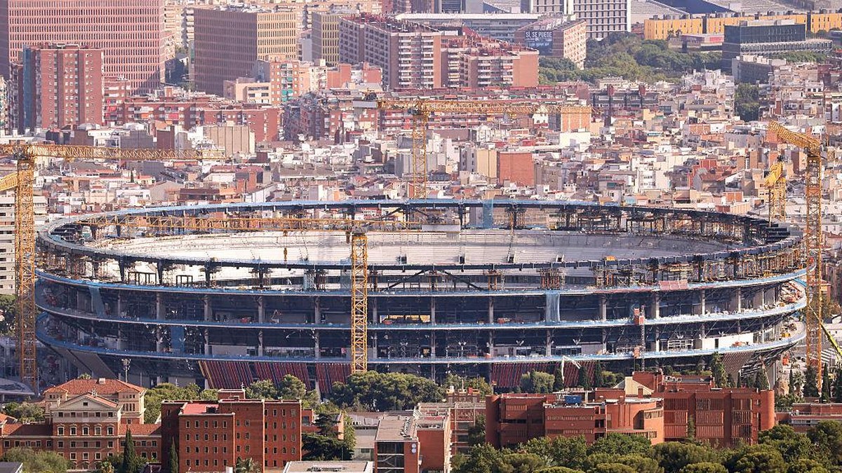 Kandang Barcelona, Camp Nou, jadi tuan rumah final Liga Champions 2029. (NurPhoto via Getty Images/NurPhoto)