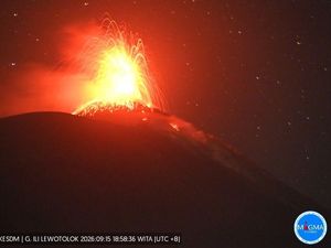Gunung Ile Lewotolok Meletus 270 Kali dalam 24 Jam, Status Waspada