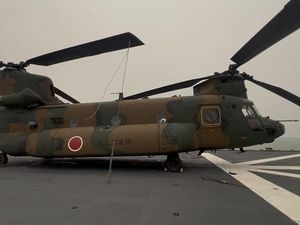 Helikopter Jepang Belum Optimal Padamkan Karhutla Kalbar karena Jarak Pandang