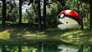 Foto: Gemasnya Hotel Bertema Pokemon, Bentuknya Bola Raksasa!