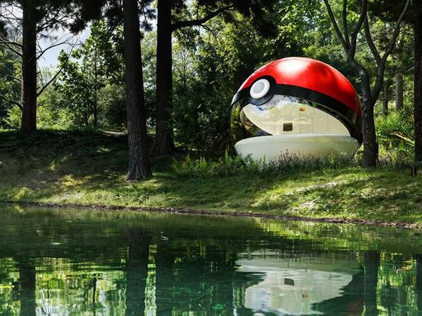 Foto: Gemasnya Hotel Bertema Pokemon, Bentuknya Bola Raksasa!
