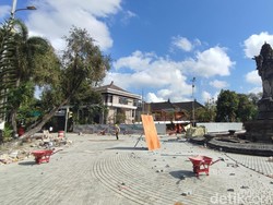 Wajah Baru Heritage Denpasar Mulai Terlihat, Ditarget Rampung Desember