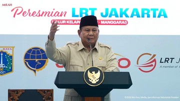 Prabowo Minta Danantara Bantu Perpanjang LRT ke Halim-JIS