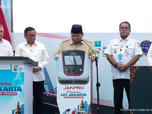 Video Prabowo Resmikan LRT Kelapa Gading-Manggarai, Tempuh Waktu Cuma 28 Menit