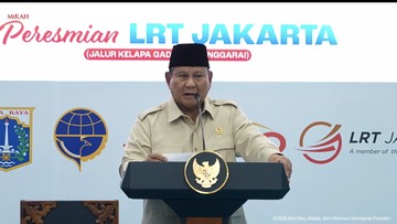 Berita dari Detik Finance: Prabowo Resmikan LRT Jakarta Kelapa Gading-Manggarai