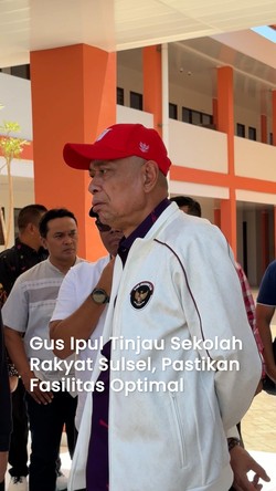 Gus Ipul Pantau Sekolah Rakyat Sulsel, Fasilitas Pendidikan hingga Asrama