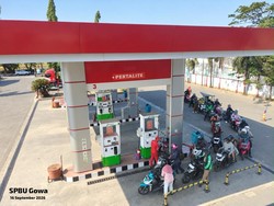 Pertamina Sebut Kondisi Antrean BBM di Makassar Sudah Kondusif