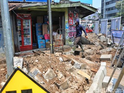 Trotoar Palmerah-Slipi Direvitalisasi Sepanjang 1 Kilometer