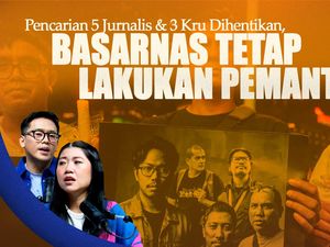 Pencarian 5 Jurnalis & 3 Kru Dihentikan, Basarnas Tetap Lakukan Pemantauan
