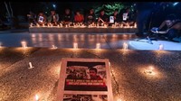 Doa Bersama untuk 5 Wartawan Hilang di Anak Krakatau dari Gowa
