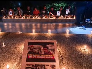 Doa Bersama untuk 5 Wartawan Hilang di Anak Krakatau dari Gowa