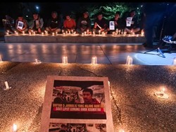 Doa Bersama untuk 5 Wartawan Hilang di Anak Krakatau dari Gowa