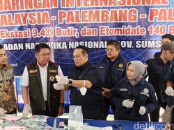 BNNP Sumsel Musnahkan 45,5 Kg Sabu-9.439 Ekstasi Jaringan Internasional