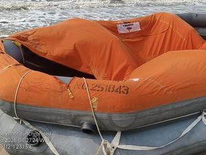 Lima Liferaft Bertuliskan Virgo Transport 8 Ditemukan Terpencar di Seruyan