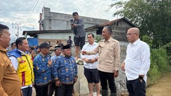 Tinjau Banjir di Aceh Tenggara, Menteri PU Akan Perbaiki Jembatan Kuning