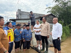 Tinjau Banjir di Aceh Tenggara, Menteri PU Akan Perbaiki Jembatan Kuning