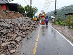 Pemkab Aceh Tengah Kebut Penanganan Tanah Longsor di Kampung Sanehen