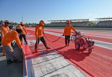 Jelang MotoGP, Sirkuit Mandalika Mulai Dipoles
