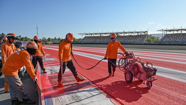 Jelang MotoGP, Sirkuit Mandalika Mulai Dipoles
