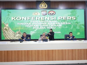 3.387,7 Hektare Lahan Terbakar, Polda Riau Tetapkan 61 Orang Tersangka