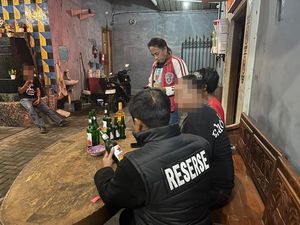 Operasi Cipta Kondisi Polres Malang, 2.307 Botol Miras Disita