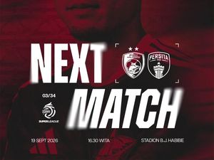 Jadwal PSM Makassar Vs Persita di Super League 2026/2027