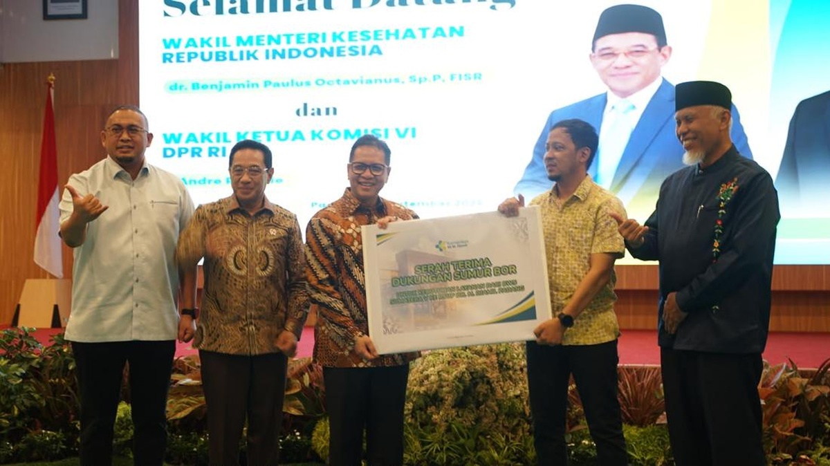 Solusi Air Bersih RS M Djamil: Andre Rosiade Bangun Sumur Bor 124 Meter