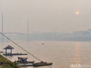 Kualitas Udara Jambi Memburuk Jadi Sangat Tidak Sehat Akibat Kabut Asap