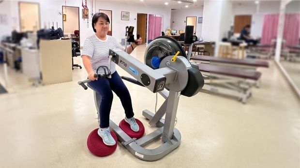 Dok. RS PIK Water Bike, salah satu fasilitas latihan yang tersedia di Rehabilitation Center RS PIK. (Dok. RS PIK)