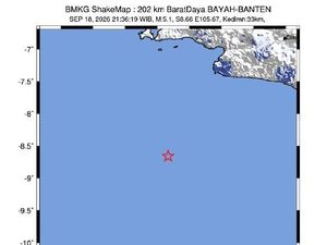 Gempa Dangkal M 5,1 Banten Dirasakan di Cianjur-Sukabumi, Ini Pemicunya