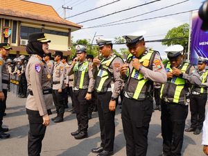 Polres Bojonegoro Gelar Apel Kesiapsiagaan, Personel hingga Sarpras Dicek